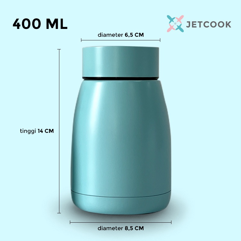 JetCook Termos / Tempat Penyimpanan Tahan Panas untuk MPASI Bayi 400ml