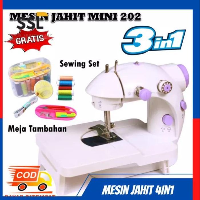 MESIN JAHIT MINI PORTABLE GT 202 FHSM 202