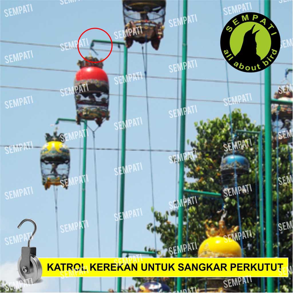 KATROL KEREKAN SANGKAR BURUNG PERKUTUT DAN LAIN LAIN KATROL KEREKAN KANDANG PERKUTUT