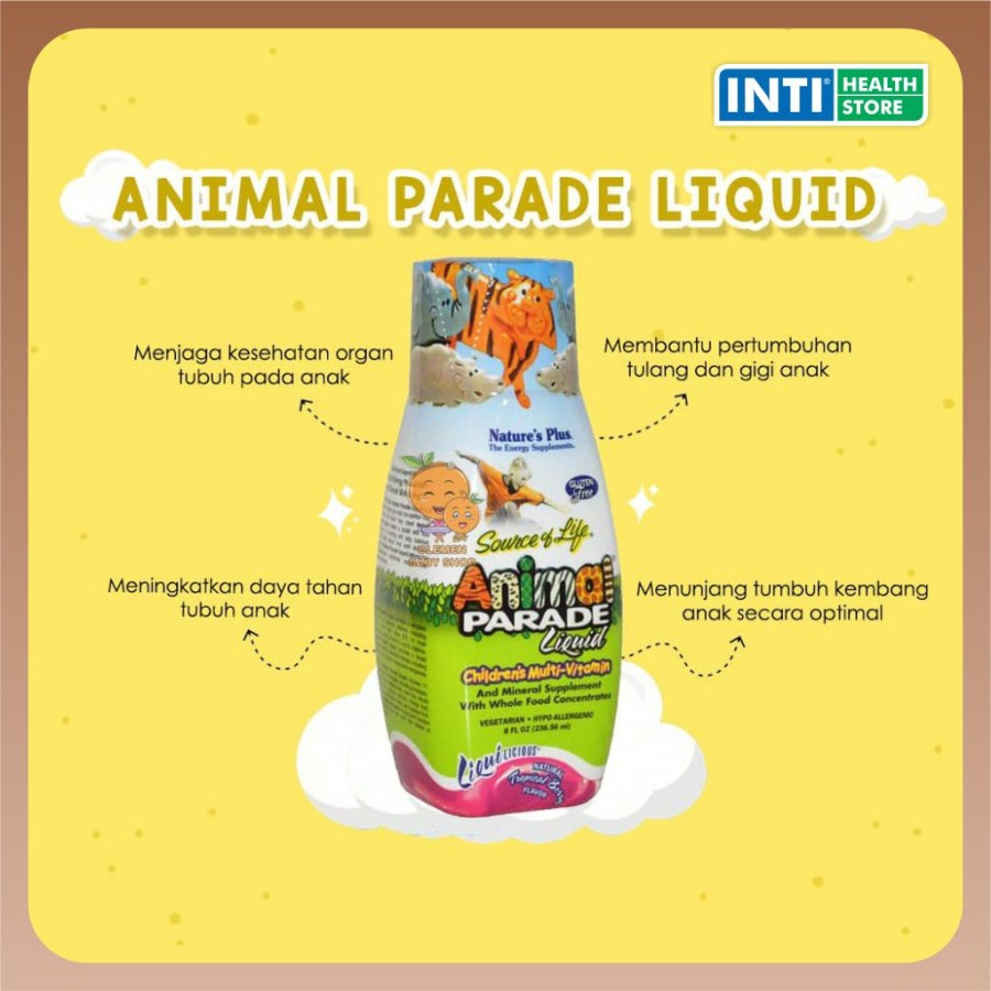 Nature's Plus Source of Life Animal Parade Liquid 8oz /236ml