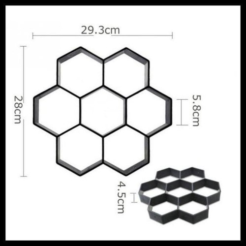 [COD] Alat Cetakan Pencetak Mencetak Cetak Semen Paving Blok - Heksagonal