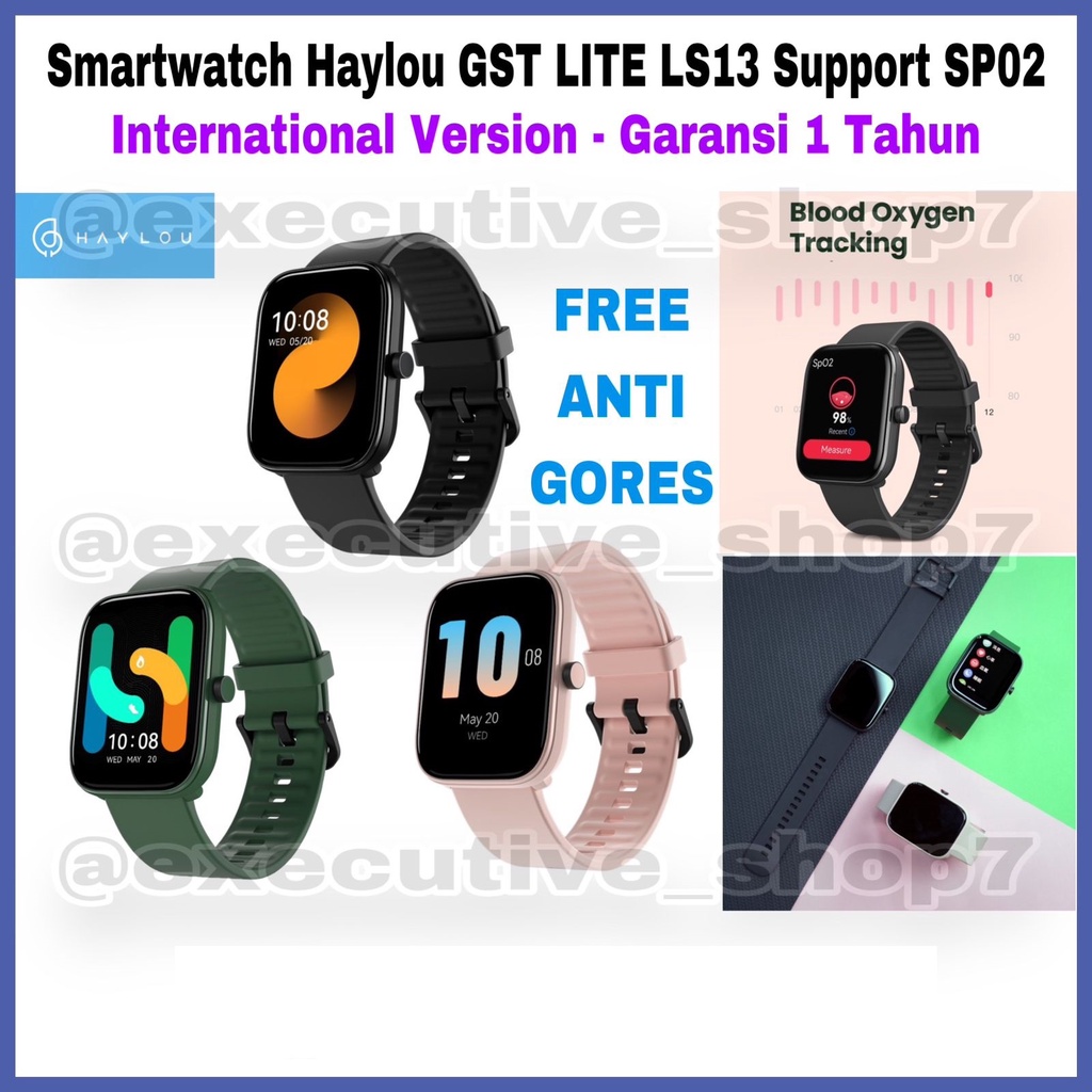 Smartwatch Haylou GST LITE LS13 Support SP02 International Version - Garansi 1 Tahun