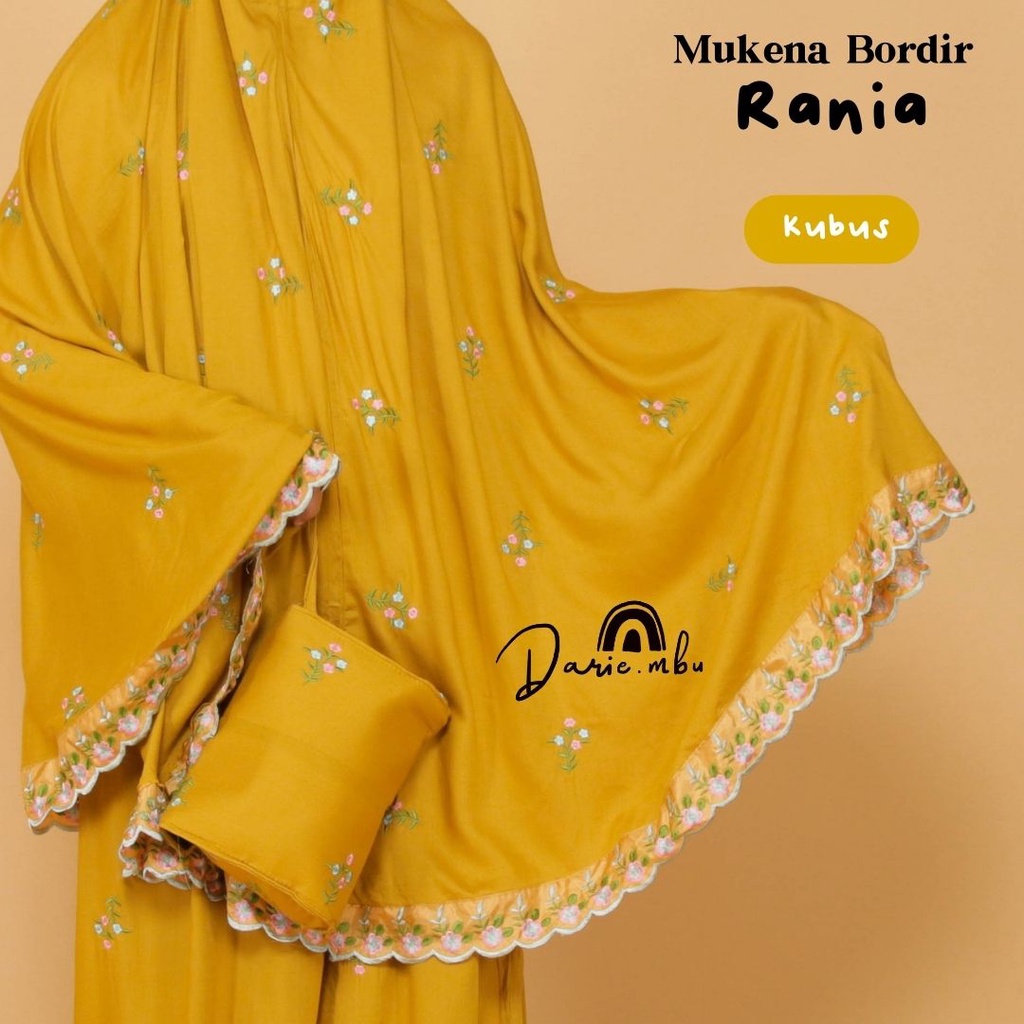 Mukena Dewasa Katun Rayon Bordir Seribu Bunga