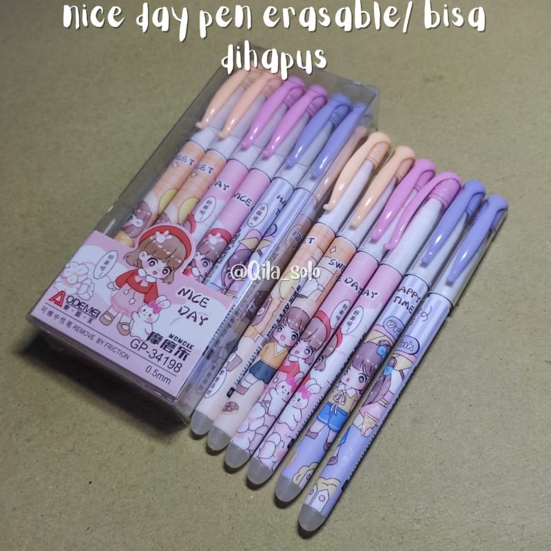 

Bolpoin Gel / Pena Gel / Gel Pen Eraseble(bisa dihapus) Aodomei 0,5 mm