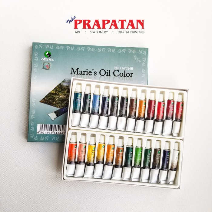 

Maries Oil Colour set (24x12ml) / Cat Minyak Maries set NANDAA