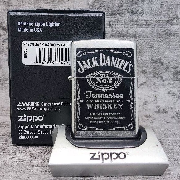 Zippo 24779 Jack Daniel Label Original