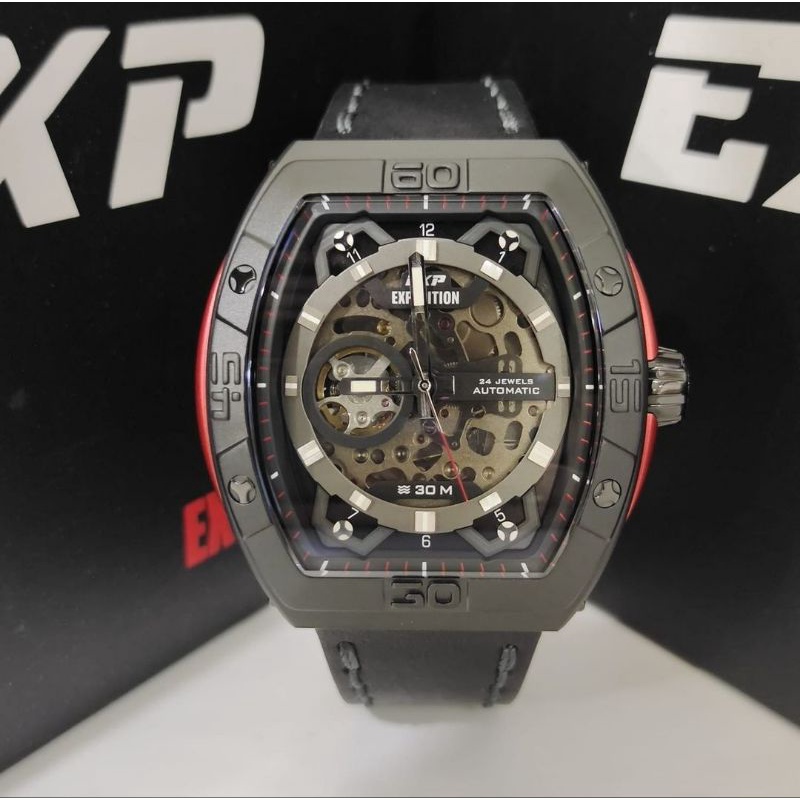 Jam Tangan Pria Expedition Original E6800M Automatic Titanium
