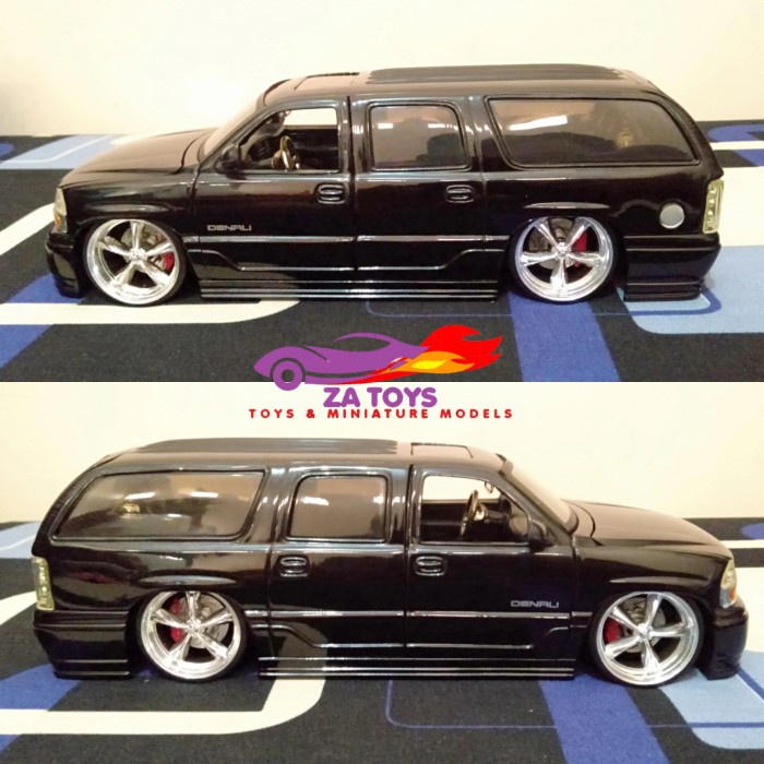 Diecast Jada DubCity GMC Yukon Denali XL Black Loose Skala 1:24 NUSEL