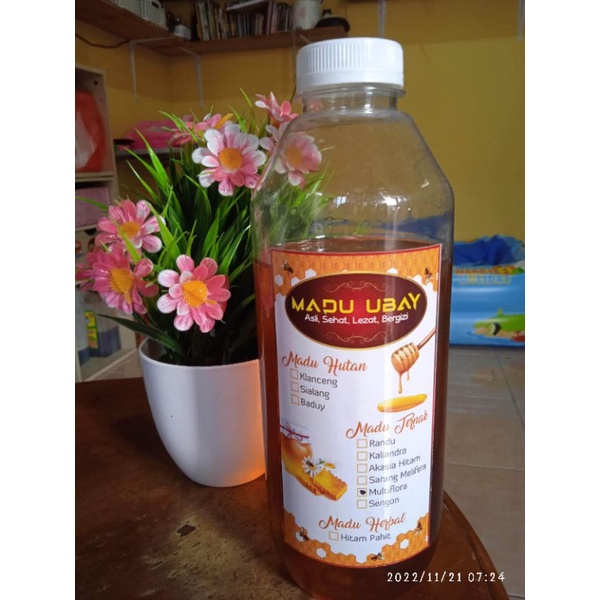

ASLI !!! Madu Multiflora Botol 1 kg - MADU UBAY