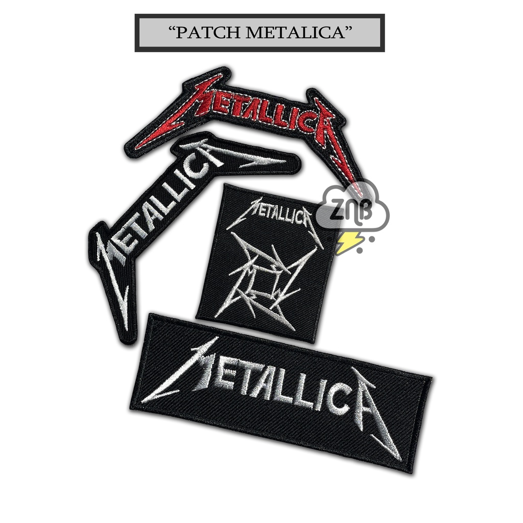 PATCH MUSIK METALICA PATCH BORDIR PATCH IRON EMBLEM PATCH BAND BEST QUALITY