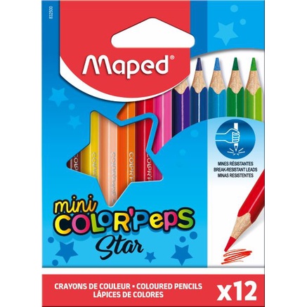 

Color Pencils MAPED Peps OT 832500 cardboard Mini box 12 pcs