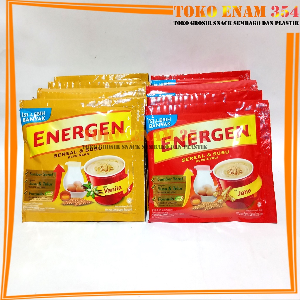 

Energen Sereal Susu Bersinergi isi 10 sachet x 32 gr