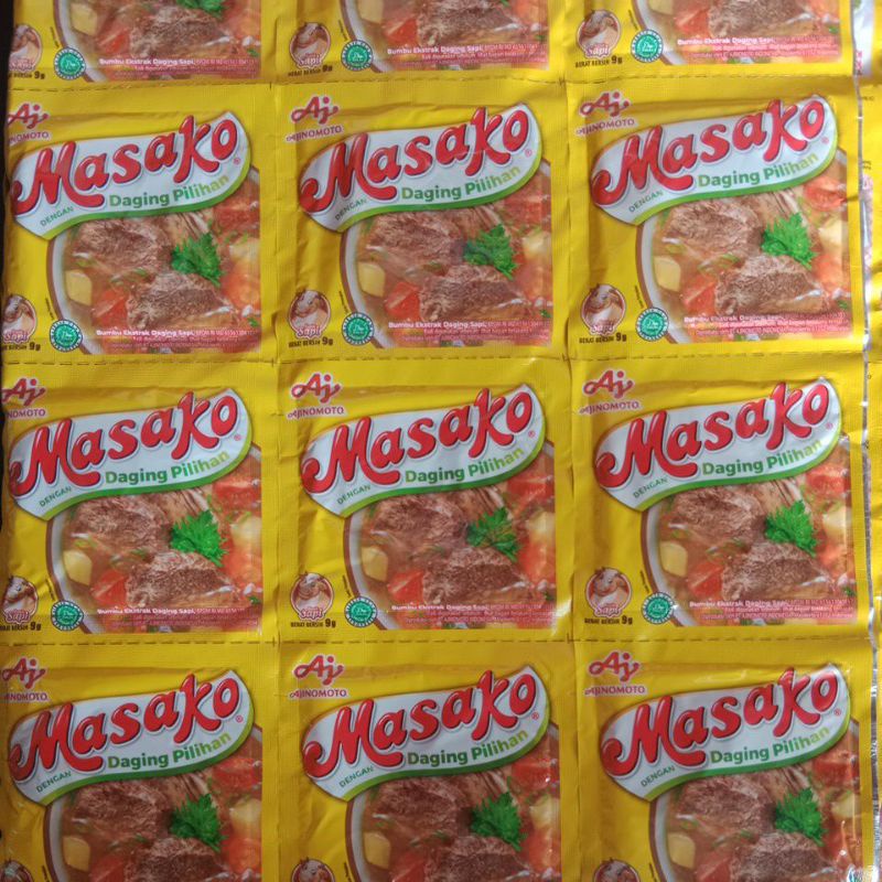 

Masako sachet isi 12x9gr