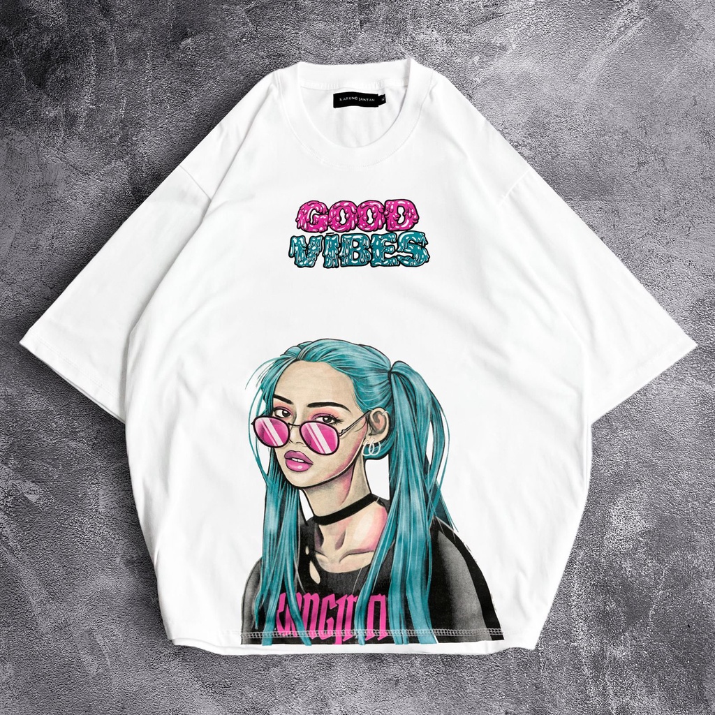 [Oversize] BAJU KAOS OVERSIZE / OVERSIZE T-SHIRT "vibes"