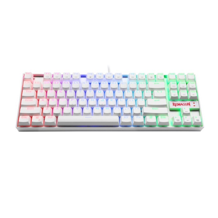 Keyboard Redragon Gaming Mechanical RGB KUMARA WHITE - K552W-RGB