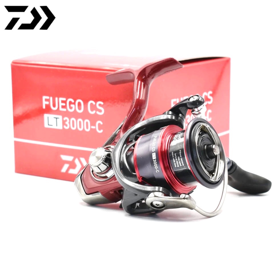 Reel DAIWA FUEGO CS LT New 2021 Power Handle 1000XH 2500  DRAG 10KG Original/RAMAI PANCING