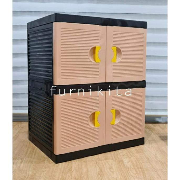 

JUMBO - LEMARI PLASTIK SUSUN 2 STAR stock ready