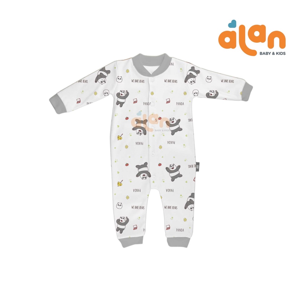 Fluffy S Baju Kodok We Bare Bears Lisensi Buka Kaki - Isi 3 Pcs ( FY-KDSLS/3 )