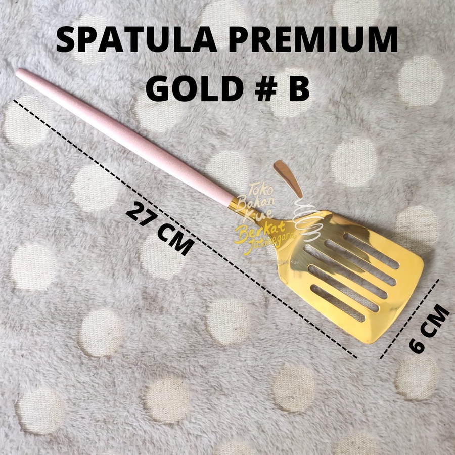 SPATULA DAN SOUP SPOON GOLD PREMIUM