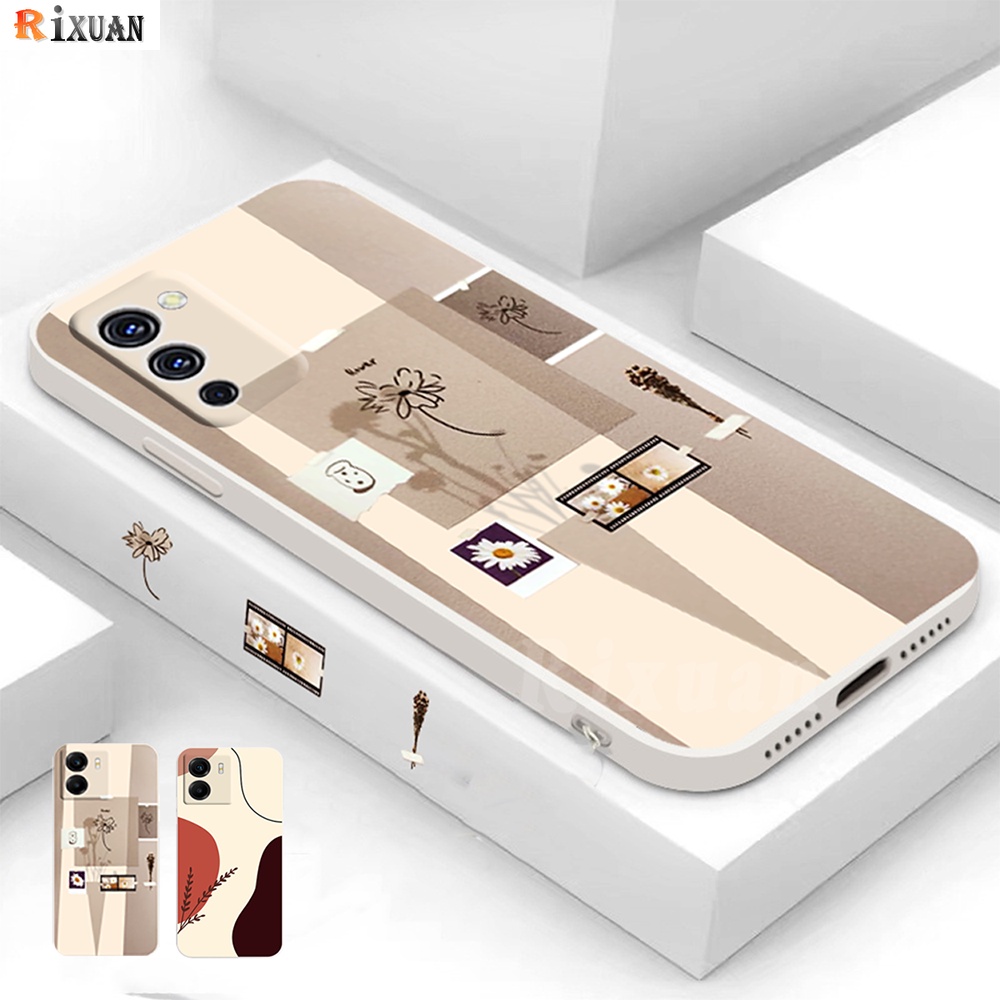 Infinix Note 12 G96 Hot 20S 10S 10T Note 11smart 7smart 6smart5 Hot 11S NFC Hot 12play 12 Pro 10play 9play Simple Art Jahitan Casing Ponsel Karet Soft Cover Pelindung RIXUAN