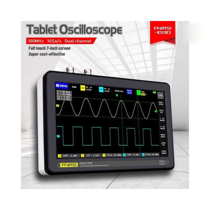 Digital Osiloskop Handheld Portable Dual Channel Oscilloscope FNIRSI