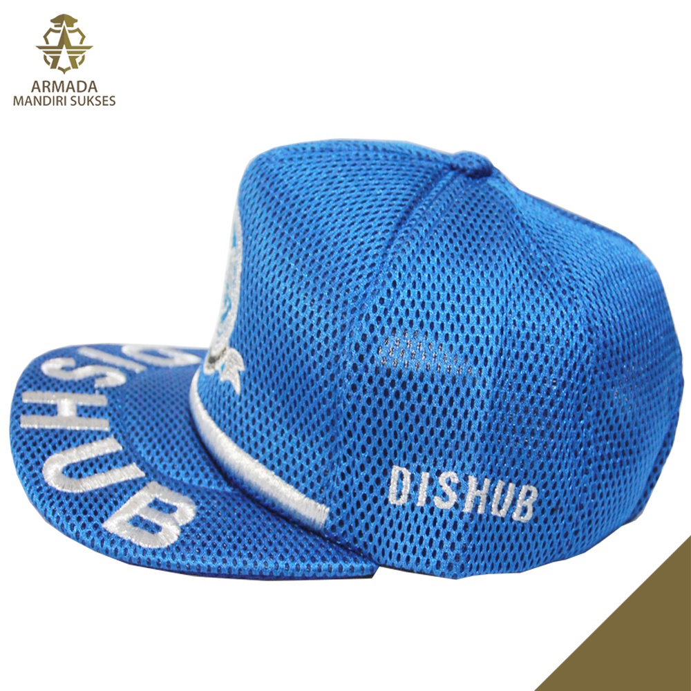 Topi Jaring Dishub Pama Perak - Topi Dishub Pama Mesh