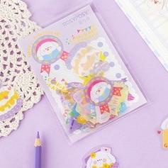 

⍐ 40pcs Deco Sticker Journal Planner Rosy Posy atau Stiker Aesthetic DIY Scrap Book ㊒