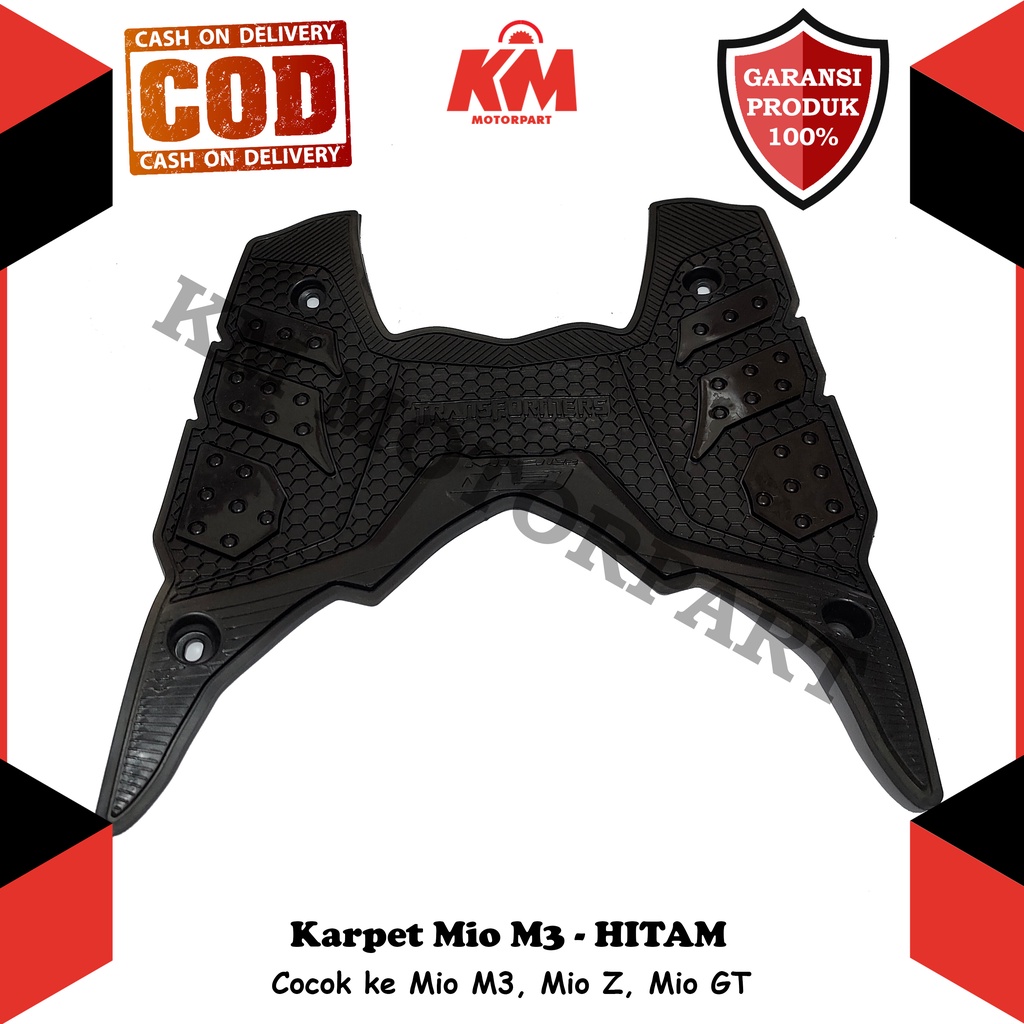 Karpet Mio M3 125 Keset Pijakan Kaki Mio Z Soul GT Bordes Yamaha Mio Bahan Karet Variasi