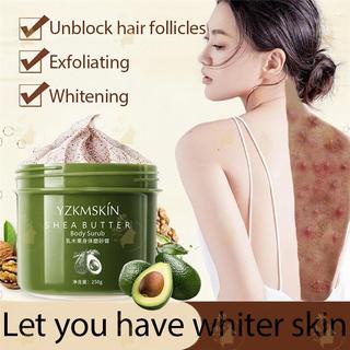 lulur tubuh body scrub lotion pemutih badan lulur pemutih 250g Deep Cleansing Whitening body Peeling Kulit Ayam Exfoliat