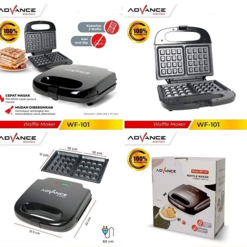 Cetakan WAFFLE ADVANCE pakai Listrik