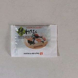 

Wasabi sachet