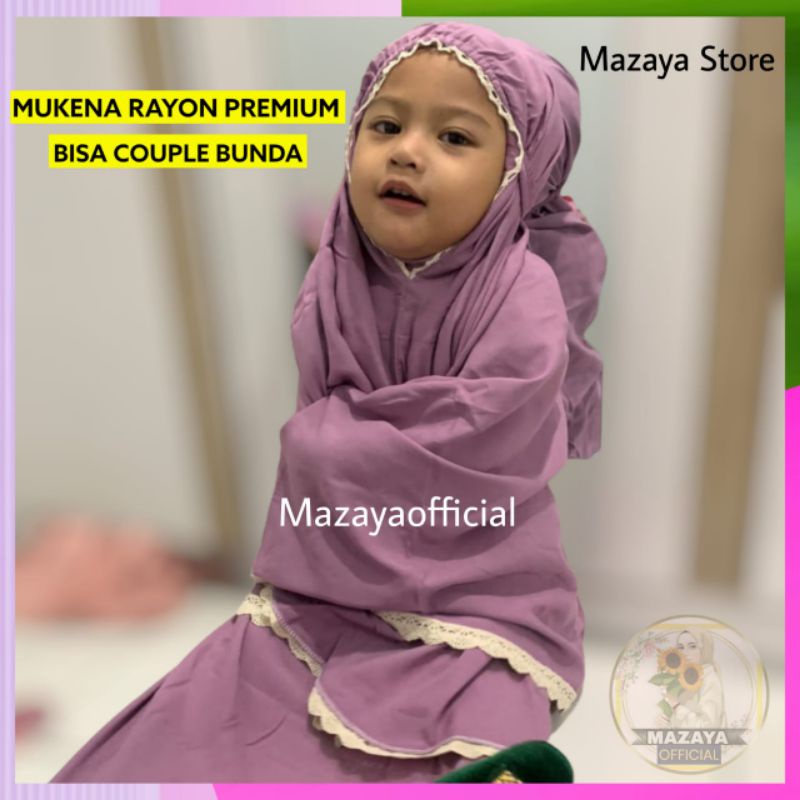Mukena Anak Rayon premium Usia 1-2-3-4-5-6-7 tahun-Mukenah Rayon premium-Mukena bali-Mukena anak ana