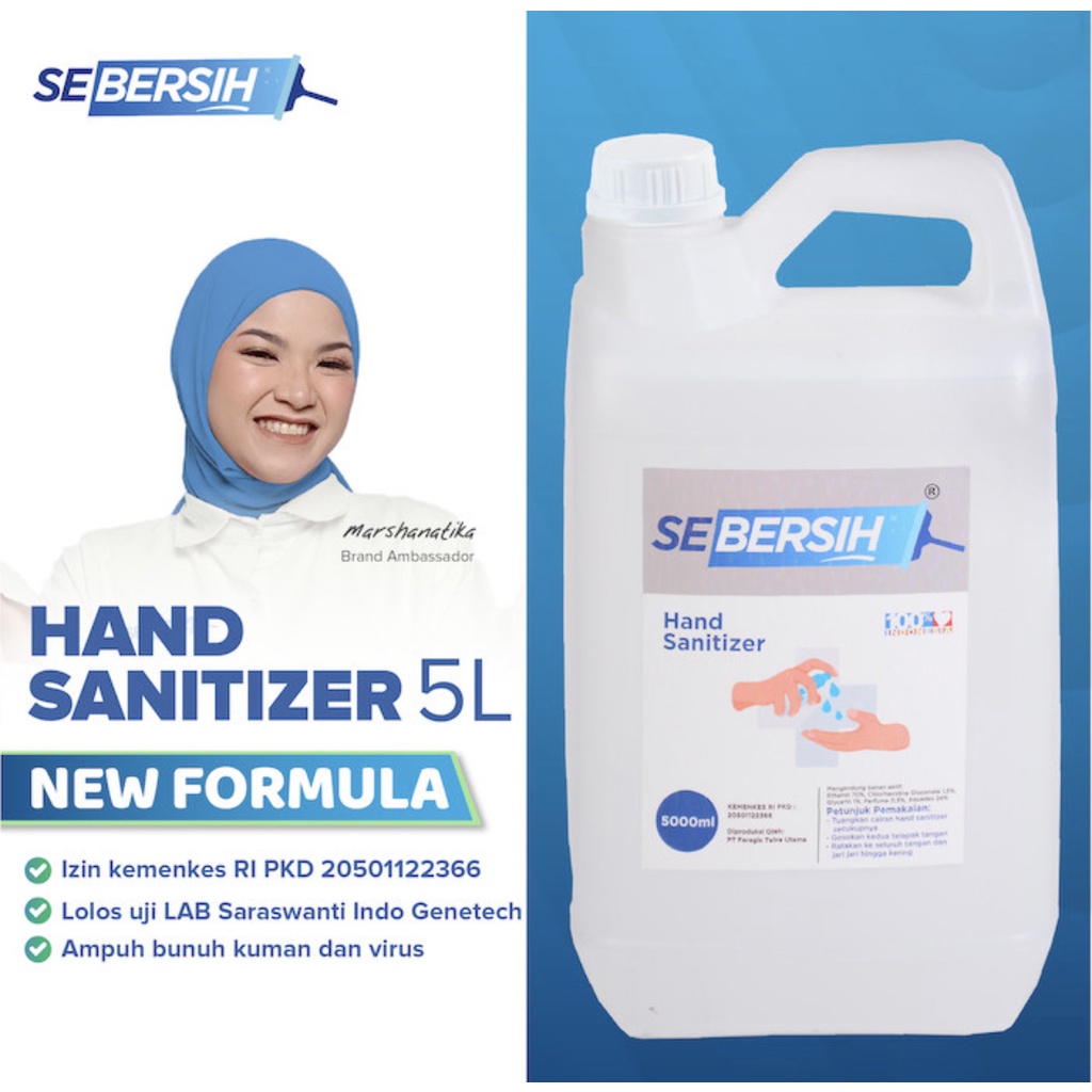 SEBERSIH Hand Sanitizer Izin Kemenkes RI