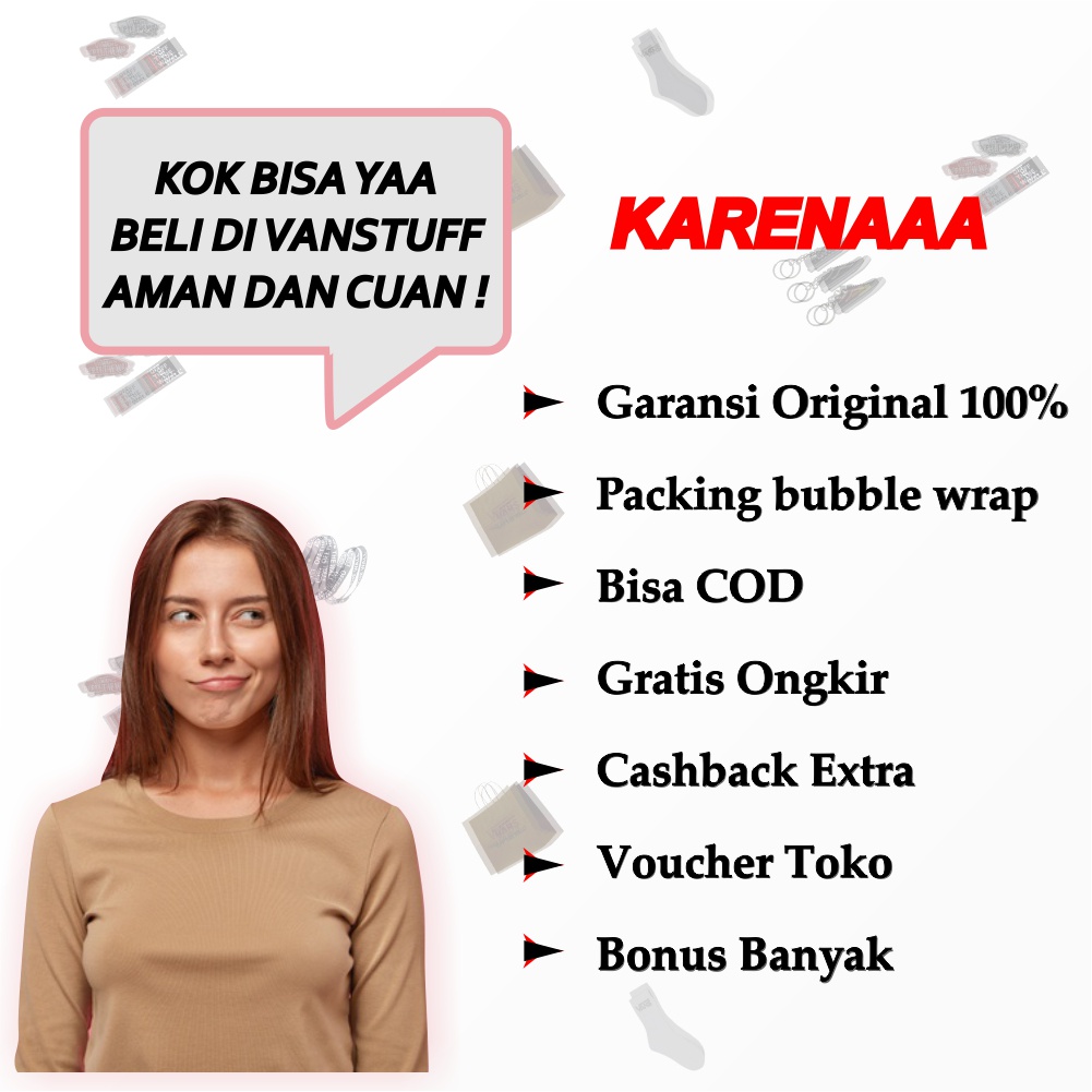 Authentic Classic True White Cowok Cewek Original 100 % Global Market BNIB Ori Putih Polos