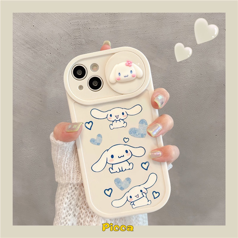 Soft Case Tpu Motif Kartun Cinnamoroll 3D Untuk IPhone 7 Plus XR 11 13 12 Pro Max 11 Pro Max X XS Max 8 Plus