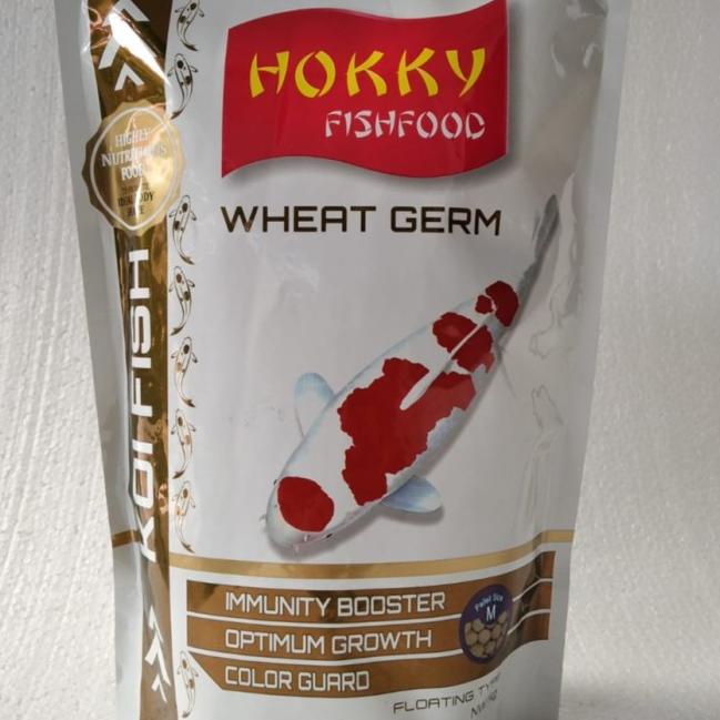 Makanan ikan koi Hokky Wheat Germ 1kg 1 kg Pakan pelet ikan koi fish f - S