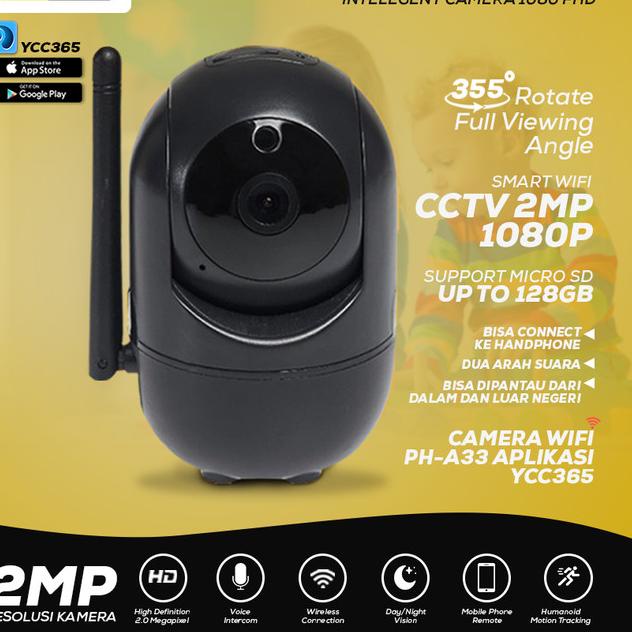 Camera Ip Portabel Wireless 2Mp YCC365