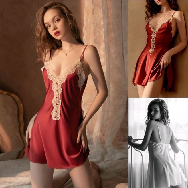SEXY LINGERIE PREMIUM MURAH BAJU TIDUR WANITA D1092MR