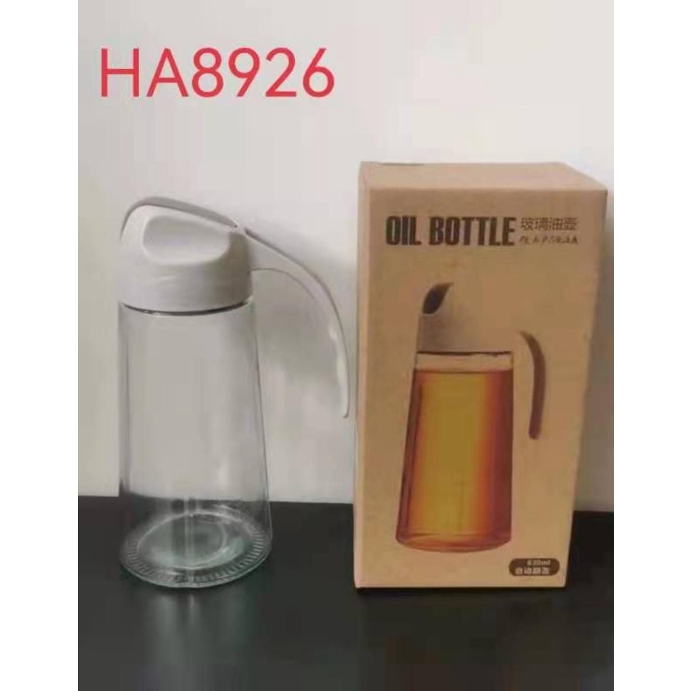 Botol Minyak Goreng - Botol Kaca Tempat Minyak / Saus / Kecap 630ml