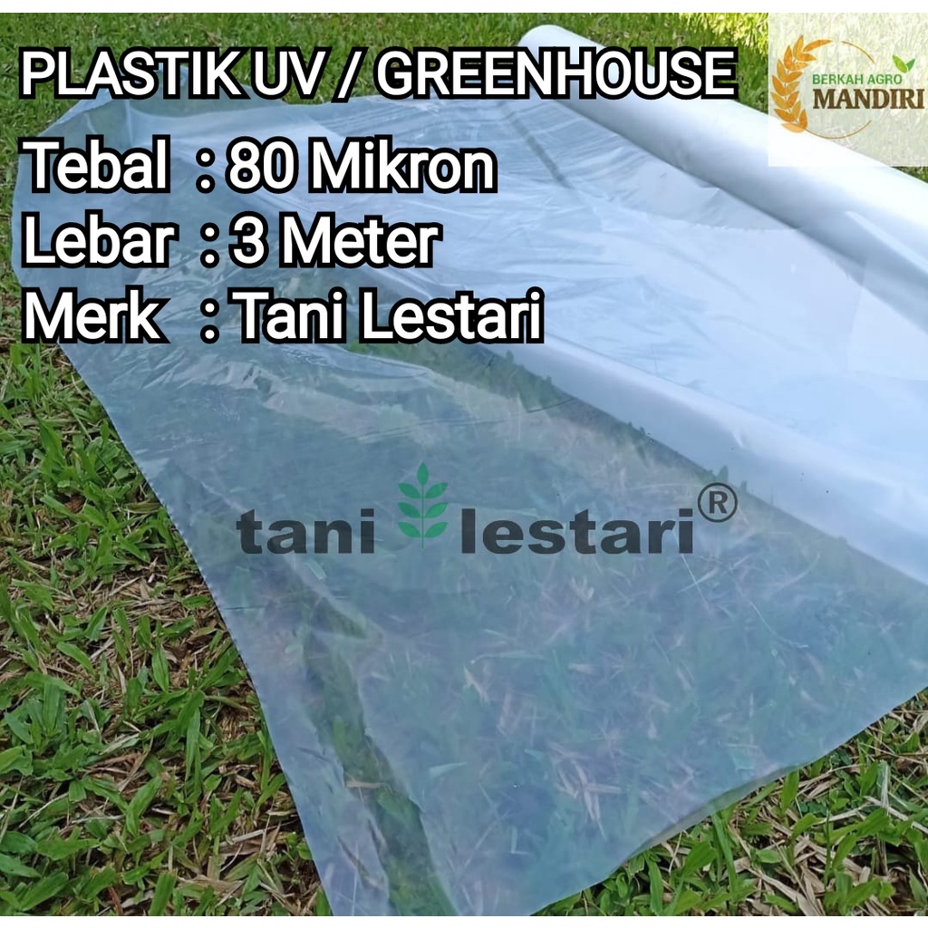 Jual Plastik Uv Greenhouse Lebar Meter Tebal Mikron Tani Lestari Shopee Indonesia