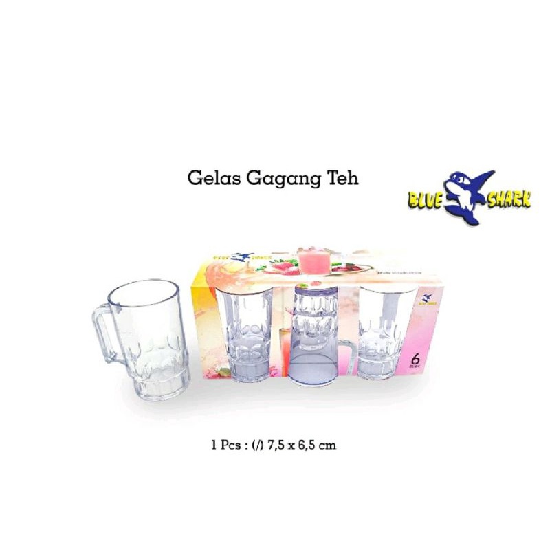 Jual Gelas Gagang Teh 410ml Gelas Melamine Gelas Teh Shopee Indonesia 3697