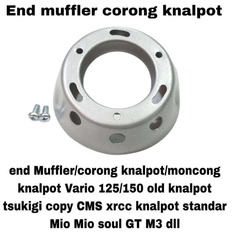 END MUFFLER CORONG KNALPOT MONCONG VARIO 125 VARIO 150