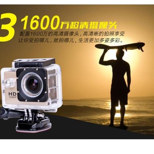 Sport Action Camera 1080P / Sportcam 1080P NON WIFI Gopro - Putih