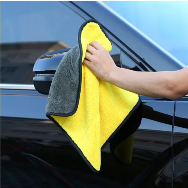 Kain Lap Microfiber Daya Serap Tinggi Serbaguna 2 Sisi Halus Multifungsi