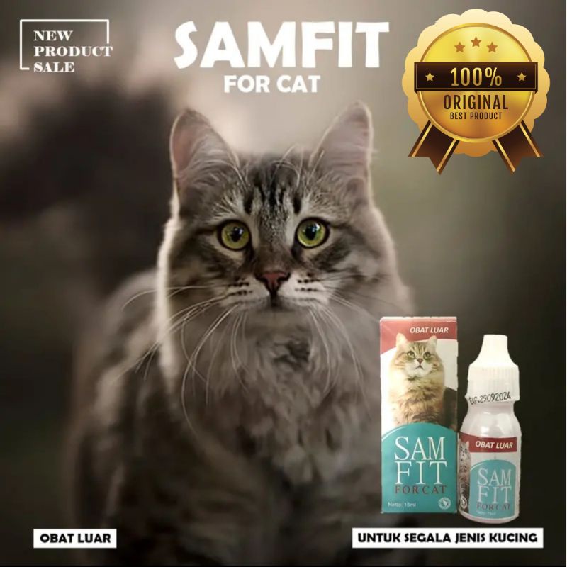 Samfit For Cat / Obat Kucing, Luka Borok, Abses, Luka bolong, Bernanah