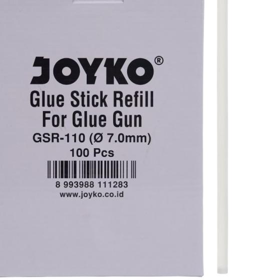 

Joyko GSR-110 Lem Tembak Bakar Kecil 7mm Glue Gun Refill Stick 20cm