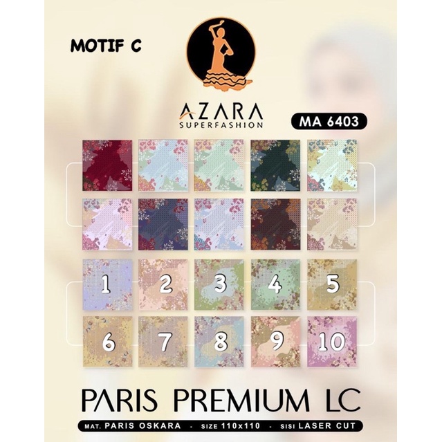 [PART 1] SEGIEMPAT PARIS PREMIUM MOTIF LC AZARA