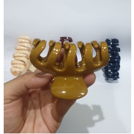 JBR-016 JEDAI JUMBO 8CM Jedai Besar Jepitan Rambut Besar Gigi 5 Cengkraman Kuat