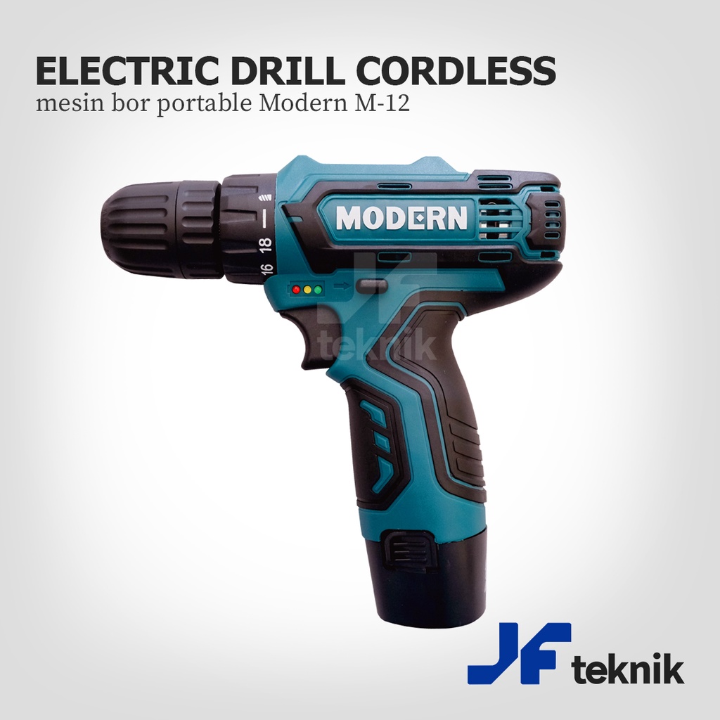 Electric Drill Cordless Modern M-12V 10mm