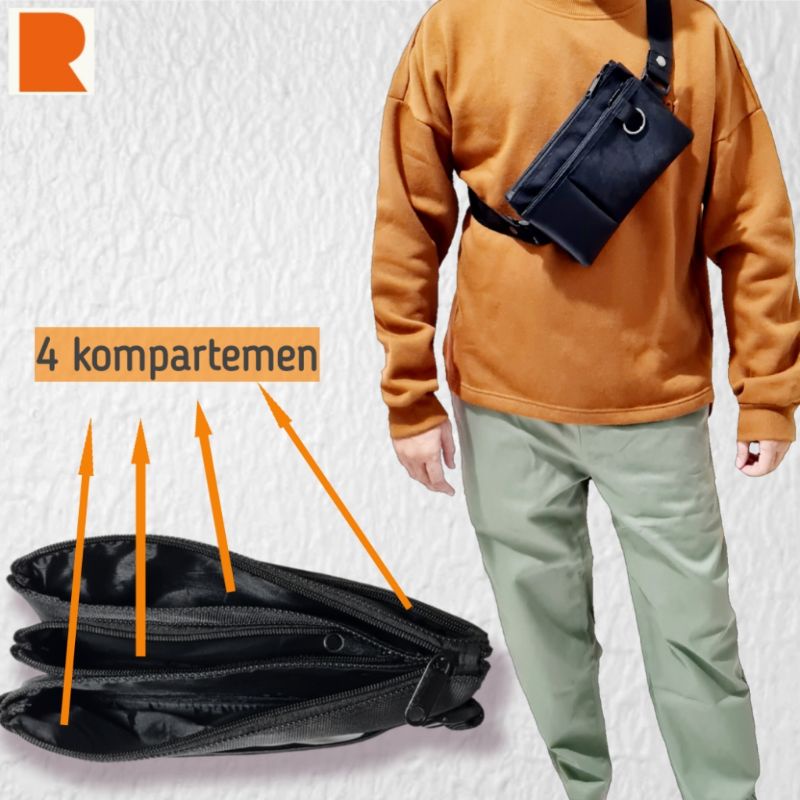 Sling Bag RJ02 / Waist Bag / Clutch